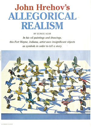 John Hrehov Allegorical Realism article from American Artist.